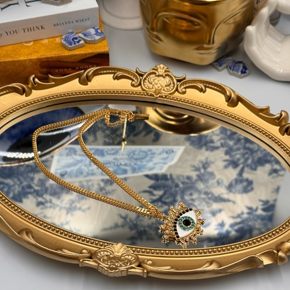 🆕 KURT GEIGER LONDON 🧿 NWOT Evil Eye Pendant Necklace - Picture 5 of 15